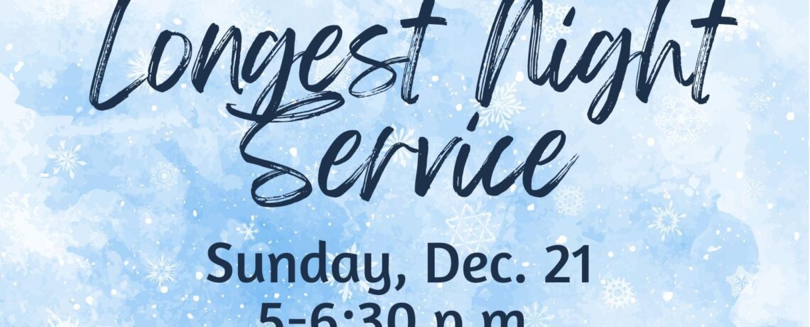 Sunday, December 21st 5pm